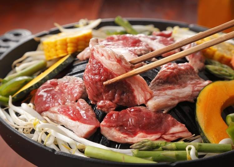 10. Cuba kambing bakar jingisukan yang terkenal di Hokkaido