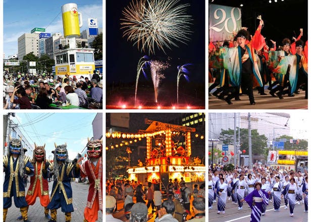 2024년 홋카이도의 여름(6월, 7월, 8월)에 개최되는 축제와 이벤트