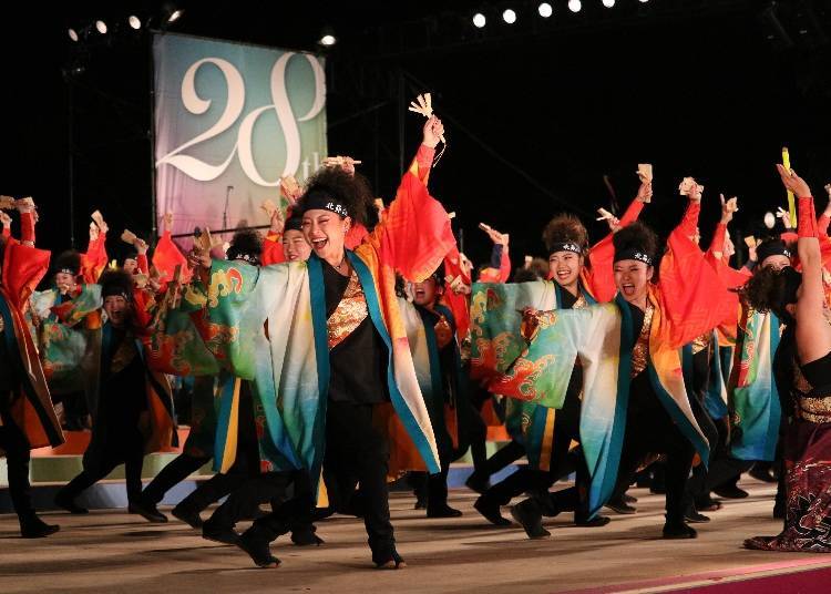A day when Sapporo is filled with the fervor of enthusiastic dancers (Photo credit: YOSAKOI Soran Festival Organizing Committee)