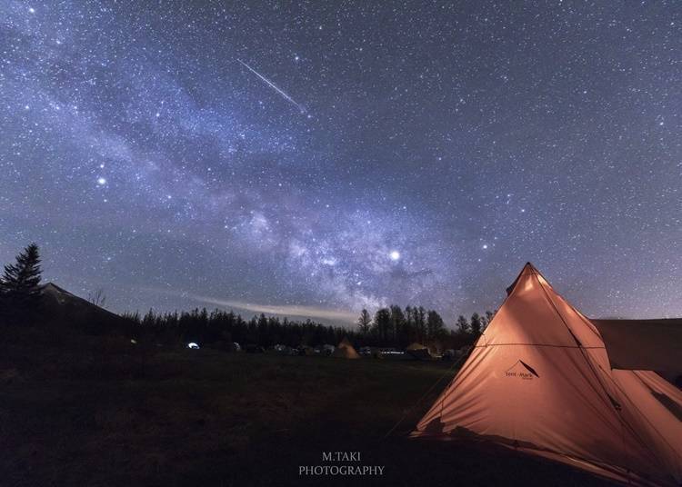 满天星空就在头上！充满大自然魅力的北海道露营场5选