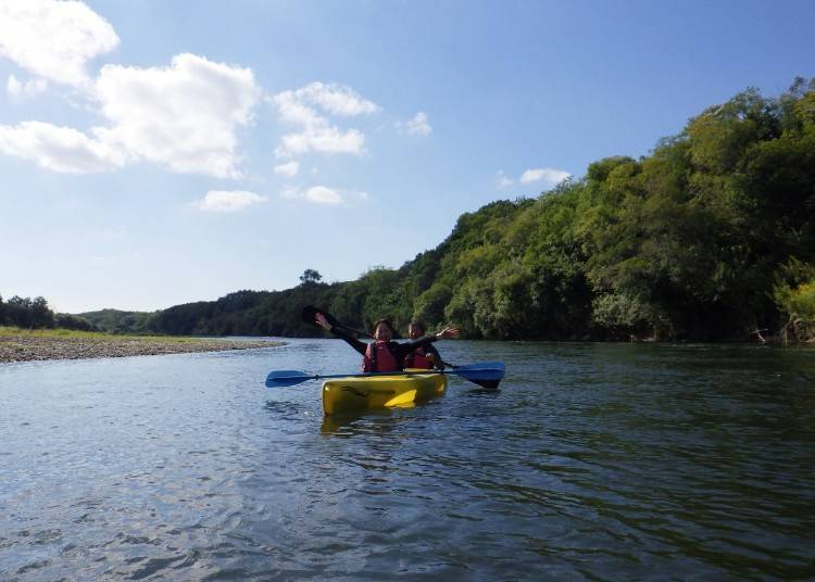 在大自然之中享受美好的時光　照片提供：十勝川獨木舟之旅