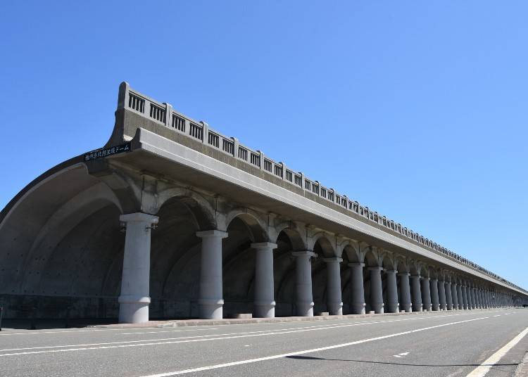 Wakkanai North Breakwater Dome (Photo courtesy of Wakkanai City)