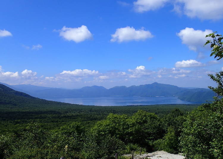4. Lake Shikotsu: A fantasy-like lake of vibrant hues