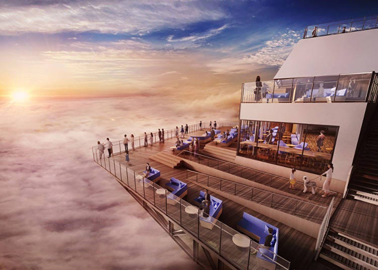 1. An Observation Deck Where You Can Reach Out and Touch the Clouds!