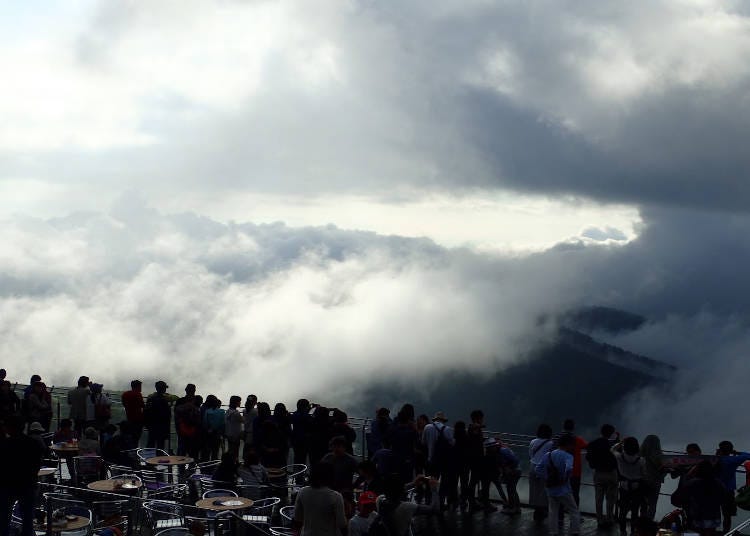 天候が悪くても雲海に出会える