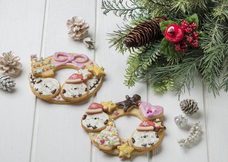 Cookie Baking Workshop: Get into the Christmas Spirit by Making Christmas Wreath Cookies Decorated with Long-Tailed Tits