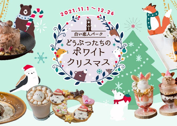 シマエナガも クリスマス限定の 白い恋人パーク で悶絶級のかわいい動物スイーツが登場 Live Japan 日本の旅行 観光 体験ガイド