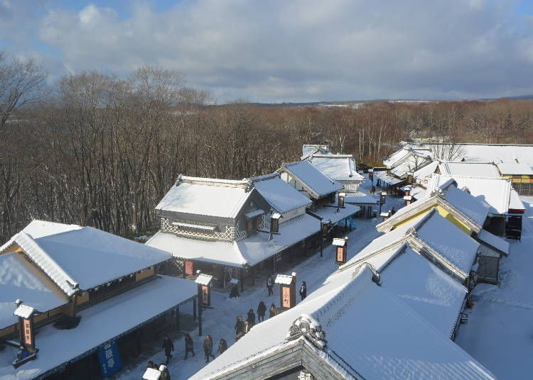 たちまち江戸時代へタイムスリップ （写真提供:登別伊達時代村）