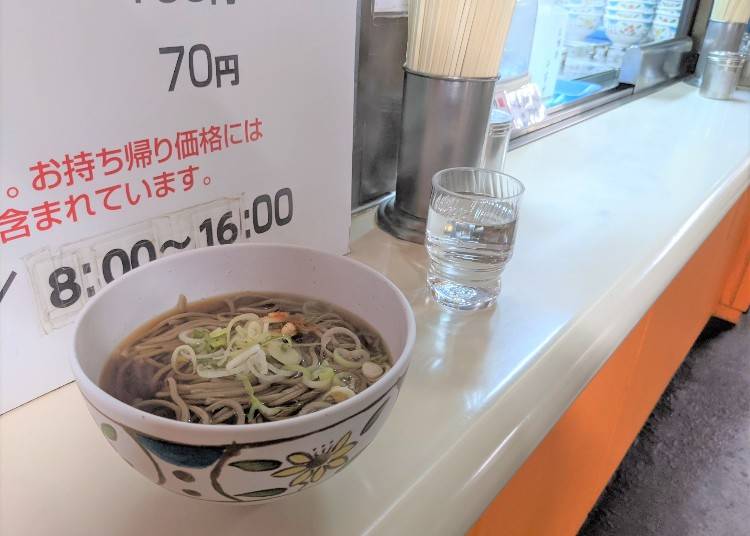 立ち食いそばは日本の食文化の一つ