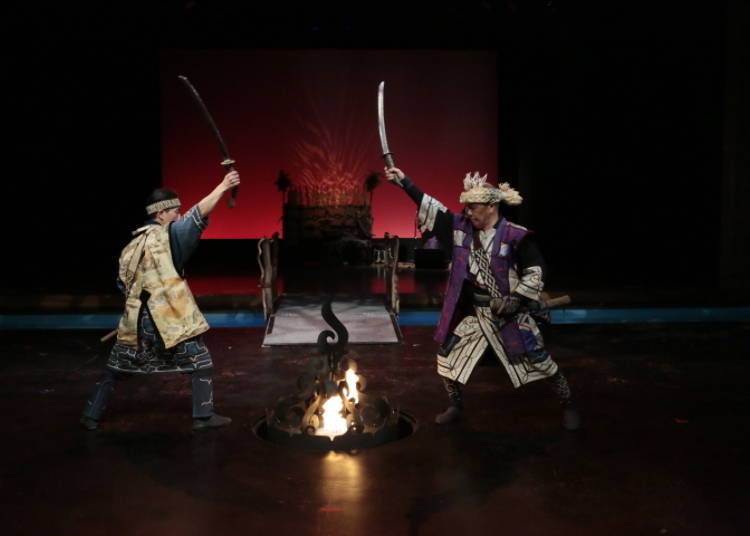 登錄在教科文組織無形文化遺產中的愛奴傳統舞蹈（照片提供：阿寒湖愛努戲院Ikor）