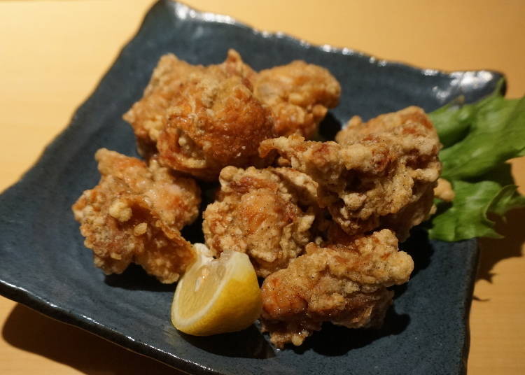 外皮酥脆、肉質紮實的北海道炸雞