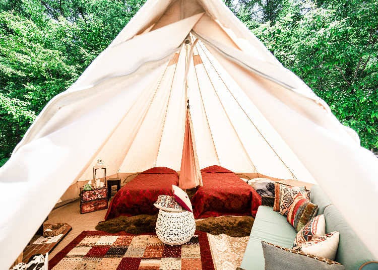 Glamping Tent (Photo courtesy of Glamping Resort Feriendorf)