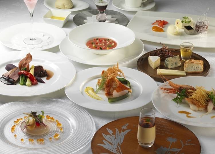 An example of dinner, "Shikaricup" cuisine (Photo: Kussharoko Tsuruga Auberge SoRa)
