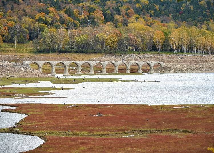 5．乾季期間才會悄然浮現的古老橋梁「丹珠別川橋」