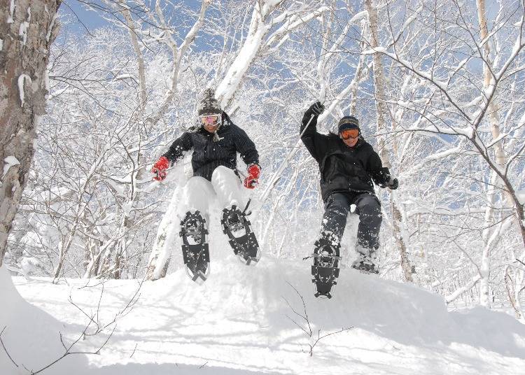 10．享受在雪原上漫步奔跑的樂趣！「雪鞋健行體驗」