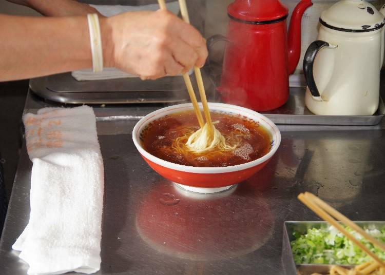 마루히라의 조리 풍경