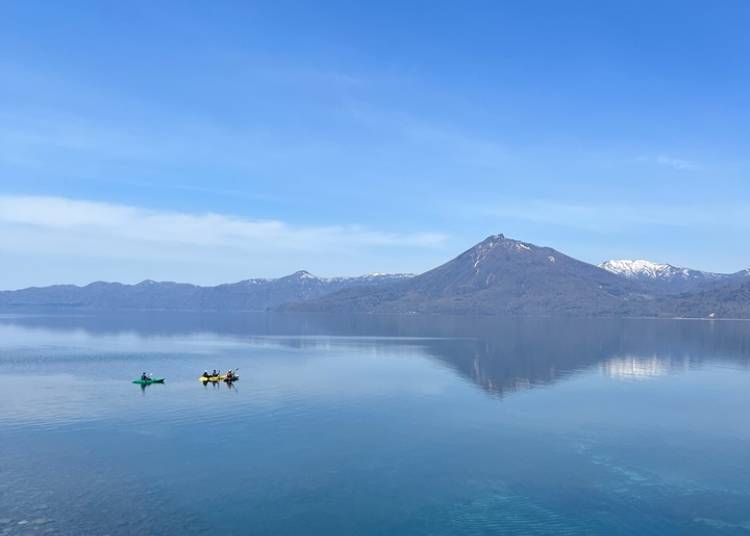 ▲支笏湖は北海道内で3番目に面積が大きい湖（写真提供：オーシャンデイズ）