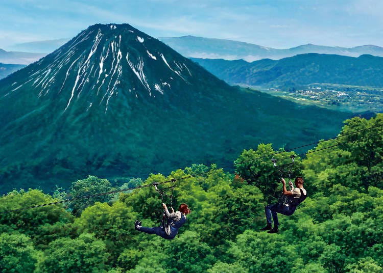 Illustration of completed HANAZONO ZIP WORLD. ©Nihon Harmony Resorts KK