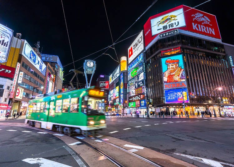 The Sapporo Streetcar system is a convenient way of getting around the city. Photo: PIXTA