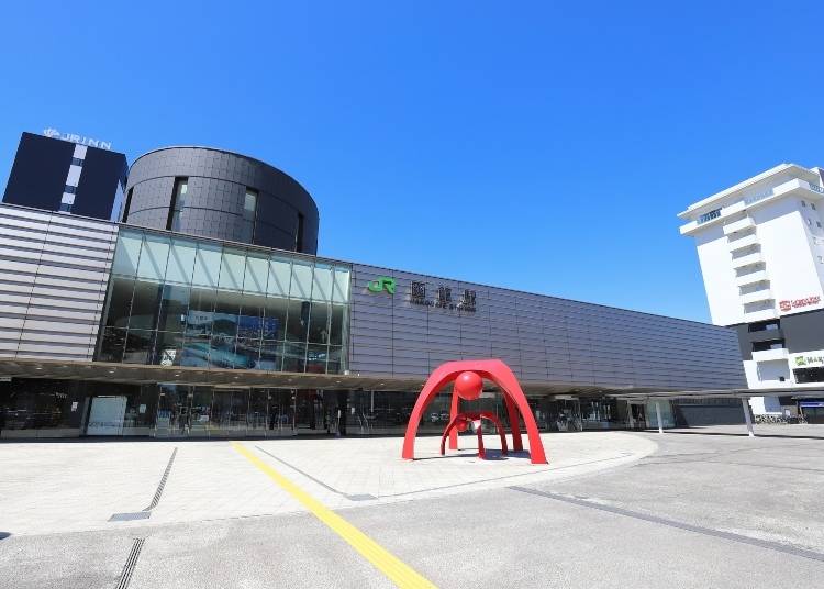 1. JR Hakodate Station Area: Convenient access from the center of the city