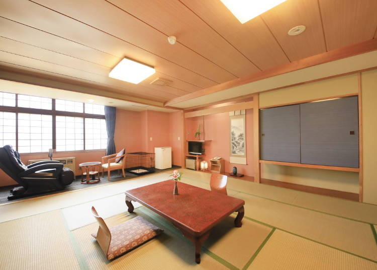 62 rooms, most of which are Japanese-style (Photo: Yutorelo Toyako)