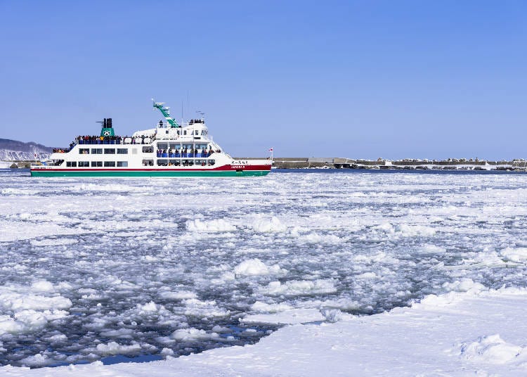 Breaking through the Drift Ice at Abashiri Port - Icebreaker Ship Experience (Photo: PIXTA)
