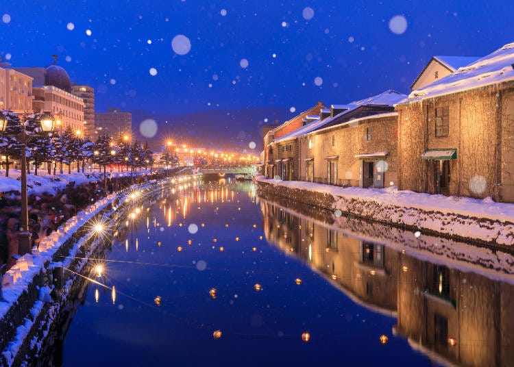 겨울의 오타루 운하 (Photo: PIXTA)