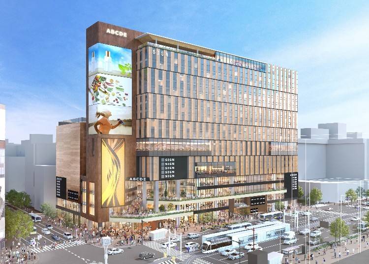 Without a doubt, this building has all the potential to become the new face of Susukino! (Photo: Tokyu Land Corporation)