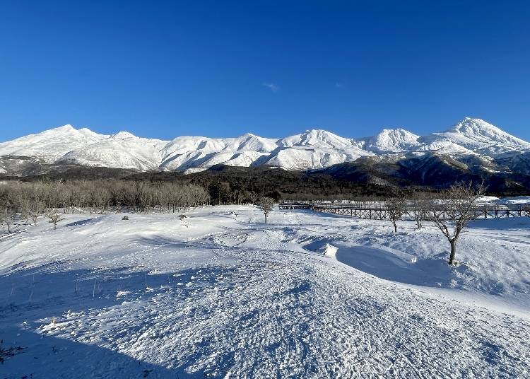 冬天的知床五湖會被整片的白雪覆蓋｜照片由LAN《It’s Hokkaido 北海道・道東生活》所提供