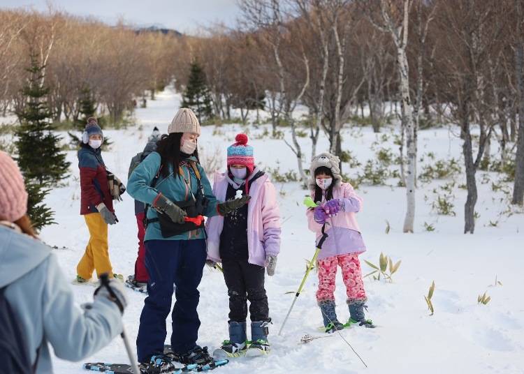 在流冰季以外的時期，LAN偶爾也會去帶Furepe瀑布的雪地健行嚮導團哦｜照片由LAN《It’s Hokkaido 北海道・道東生活》所提供