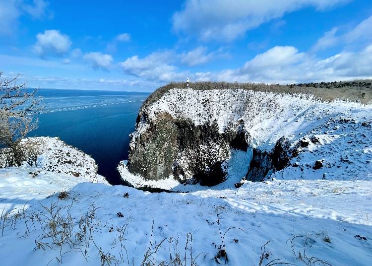 知床八景之一的「少女之淚」Furepe瀑布｜照片由LAN《It’s Hokkaido 北海道・道東生活》所提供