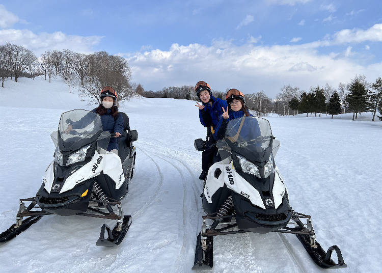 Experience #3: Enjoy the thrill of snowmobiling - perfect for beginners too!