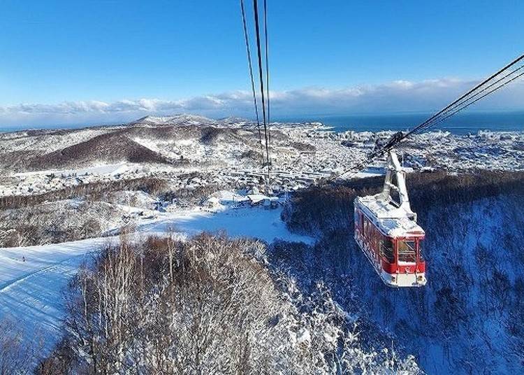 The Mt. Tengu Ropeway. On a clear day, the view is spectacular!