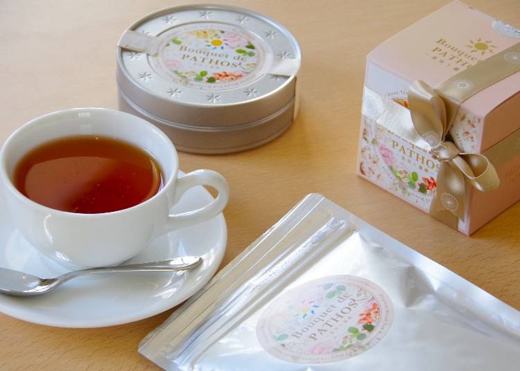 ▲ルタオは紅茶にも力を入れていて、さまざまなフレーバーティーが販売されています