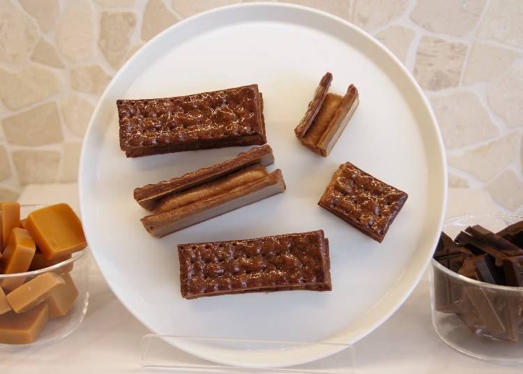 ▲香氣十足的焦糖巧克力酥派「CADANCE Caramel Chocolate」