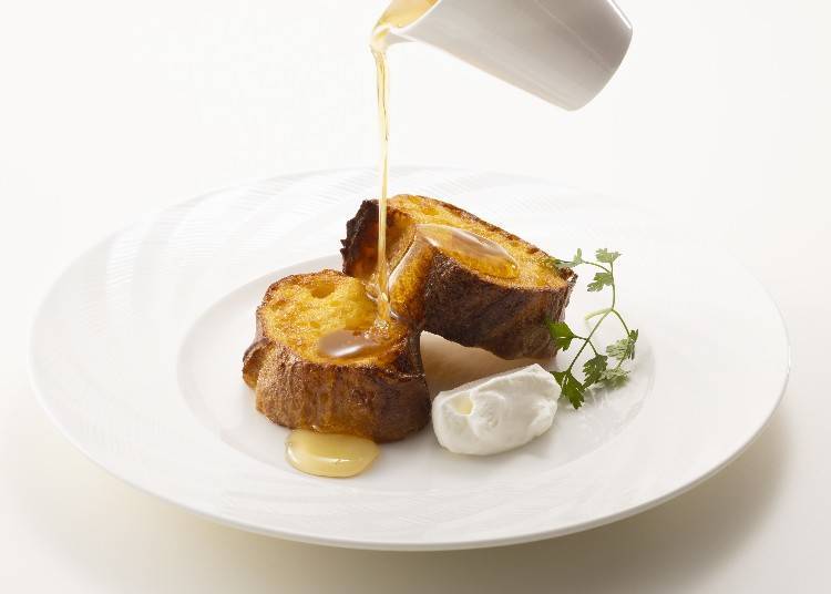 Delicious French Toast with maple syrup!