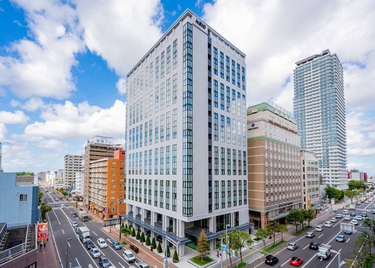 Convenient access from the North Exit of Sapporo Station (approx. 3 min. walk)