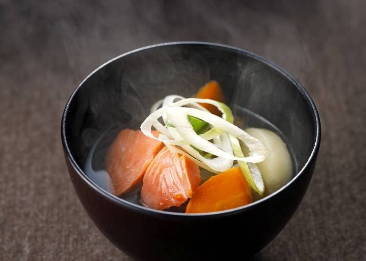 Ohau (traditional Ainu fish soup)