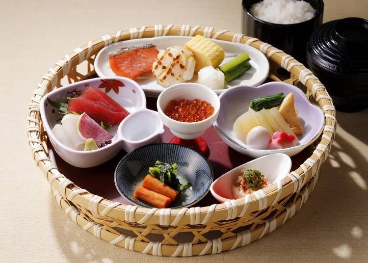 ▲ 「丹頂」的日式定食示意圖