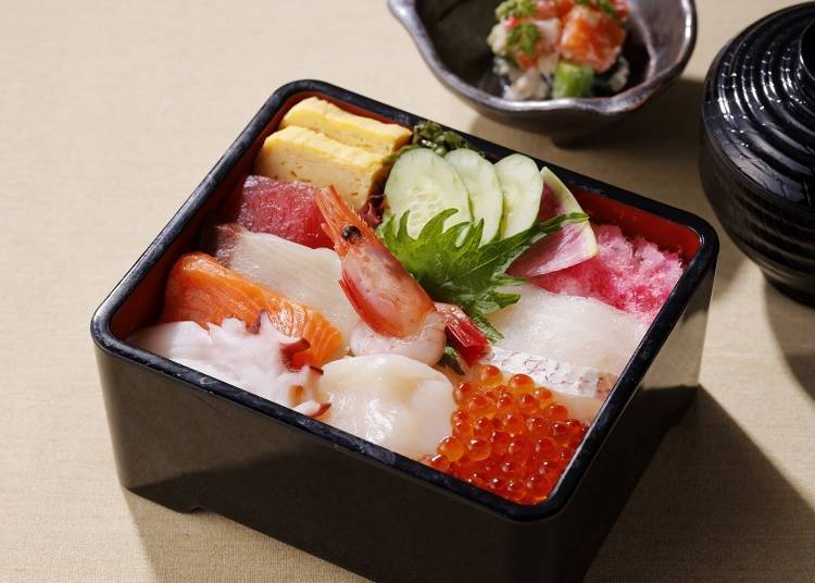 ▲「丹頂」的海鮮散壽司