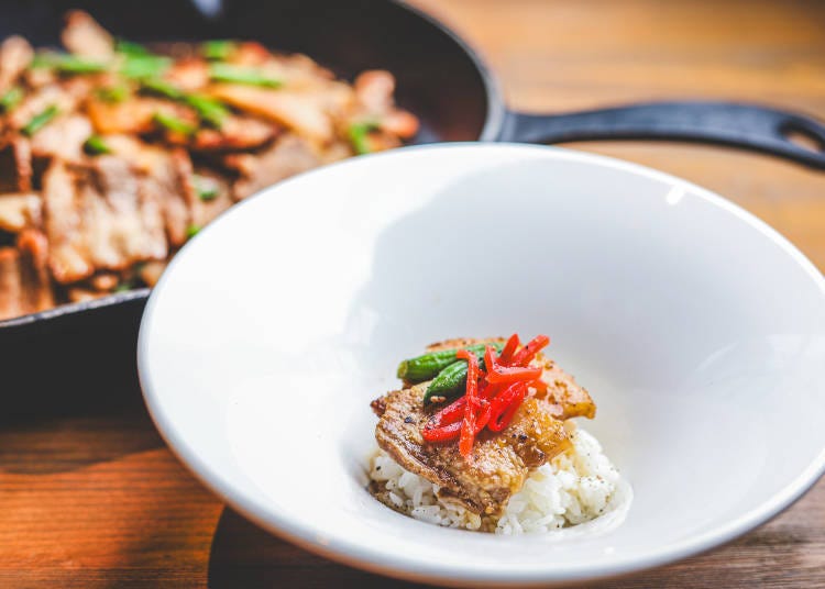 ▲小小碗的豬肉蓋飯