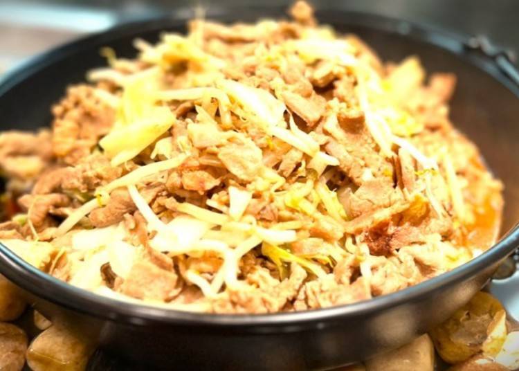 ▲使用豬肉的成吉思汗羊肉