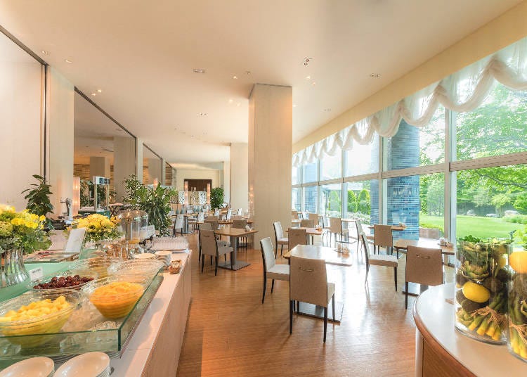 ▲早餐地點是在明亮的露台餐廳「 Piare」為Buffet
