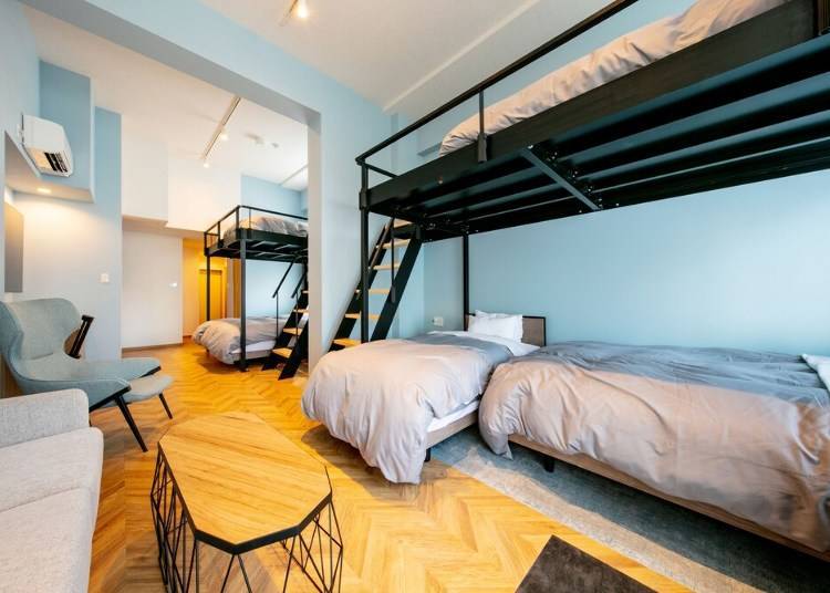 Villa Koshido Odori: A variety of beds in a single room (Image: klook)