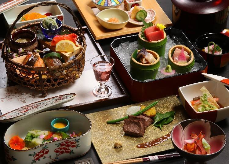 Dinner: Delicious Kaiseki cuisine