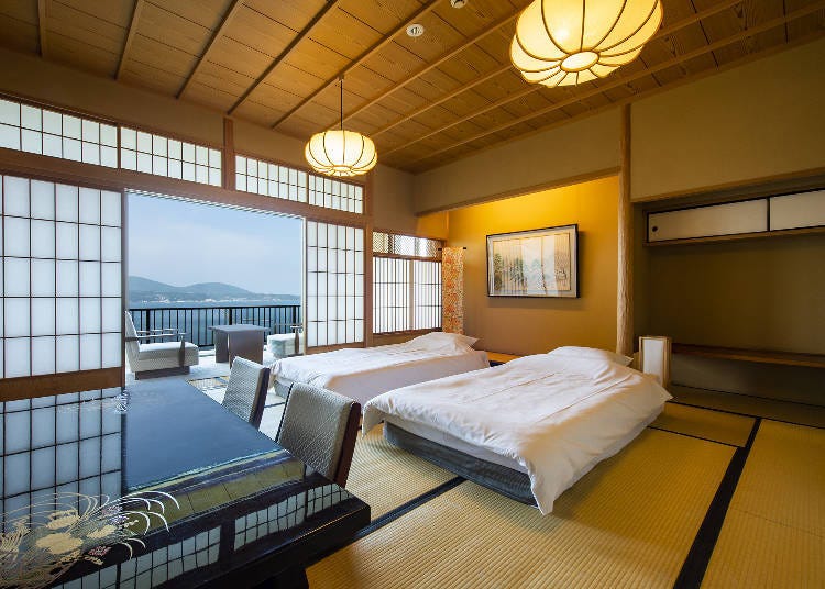 Japanese-style guest room in the new building