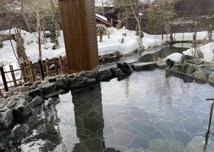 ▲森之湯屋的室內溫泉