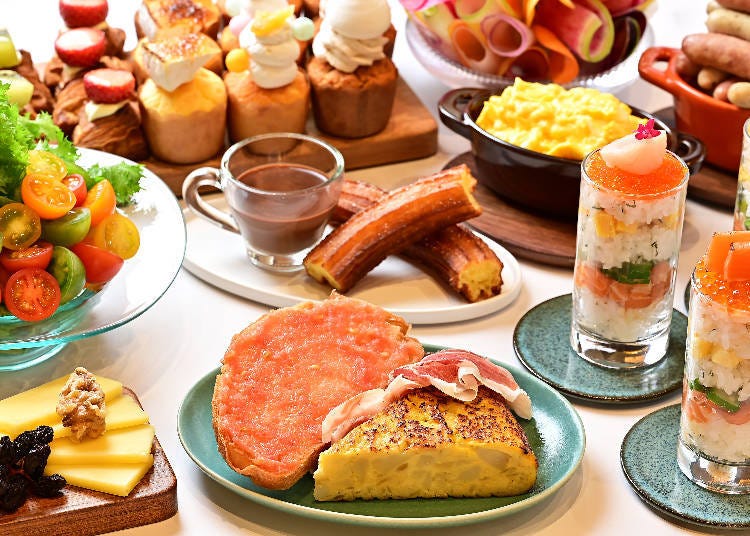Breakfast dishes at OMO5 Otaru by Hoshino Resorts