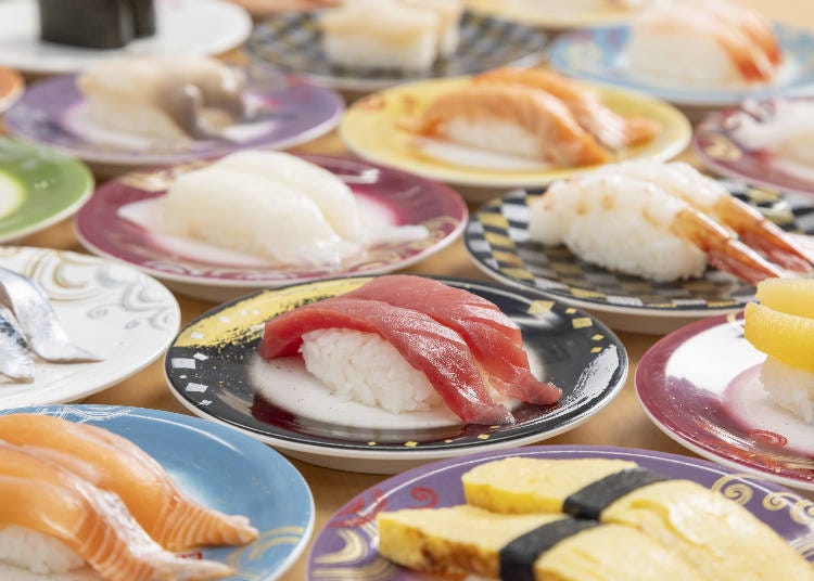 Dishes from Kaitenzushi Triton (Photo courtesy of Toriton).