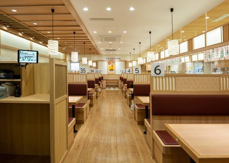 Booth seating is popular with groups and families. (Photo courtesy of Toriton)
